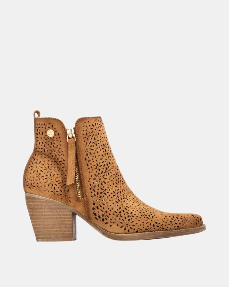 XTI 145037 Botines Bajos Mujer Marrón