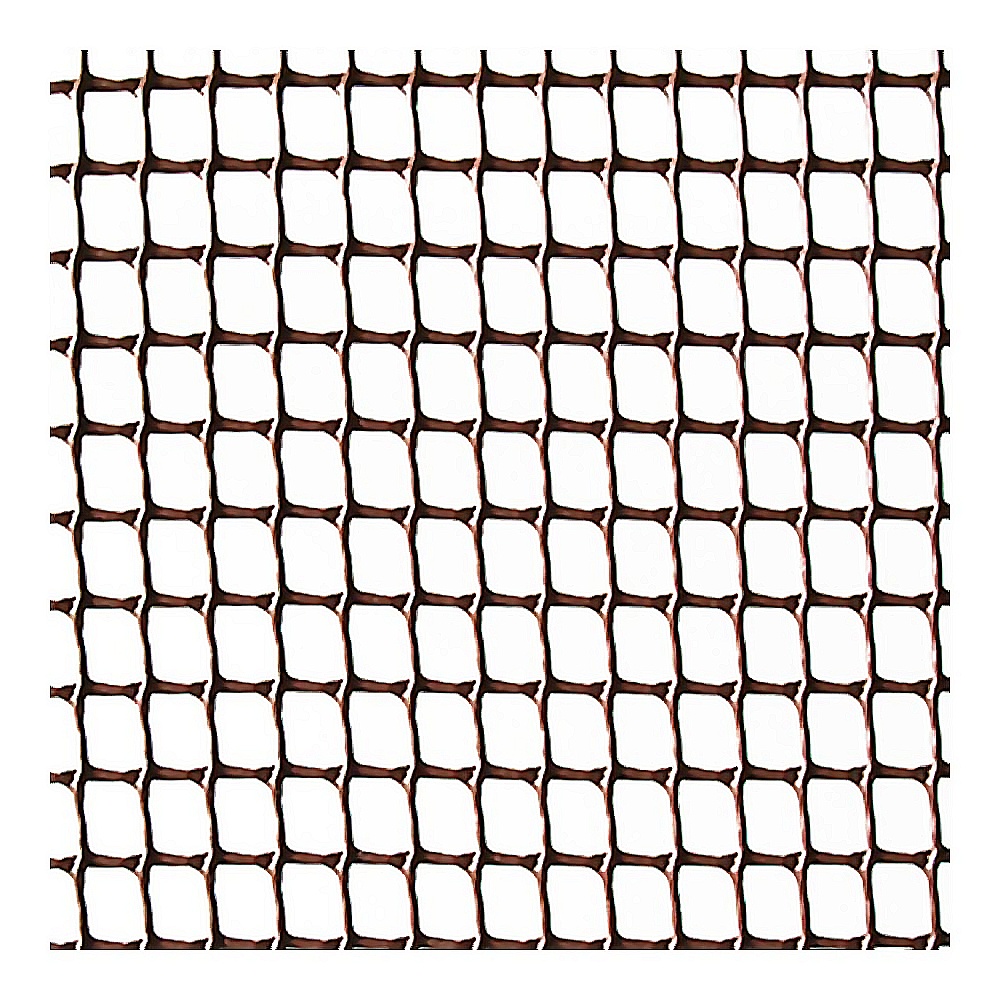 MALLA PLAST. MARRON 10X10 MM APROX BALCONET