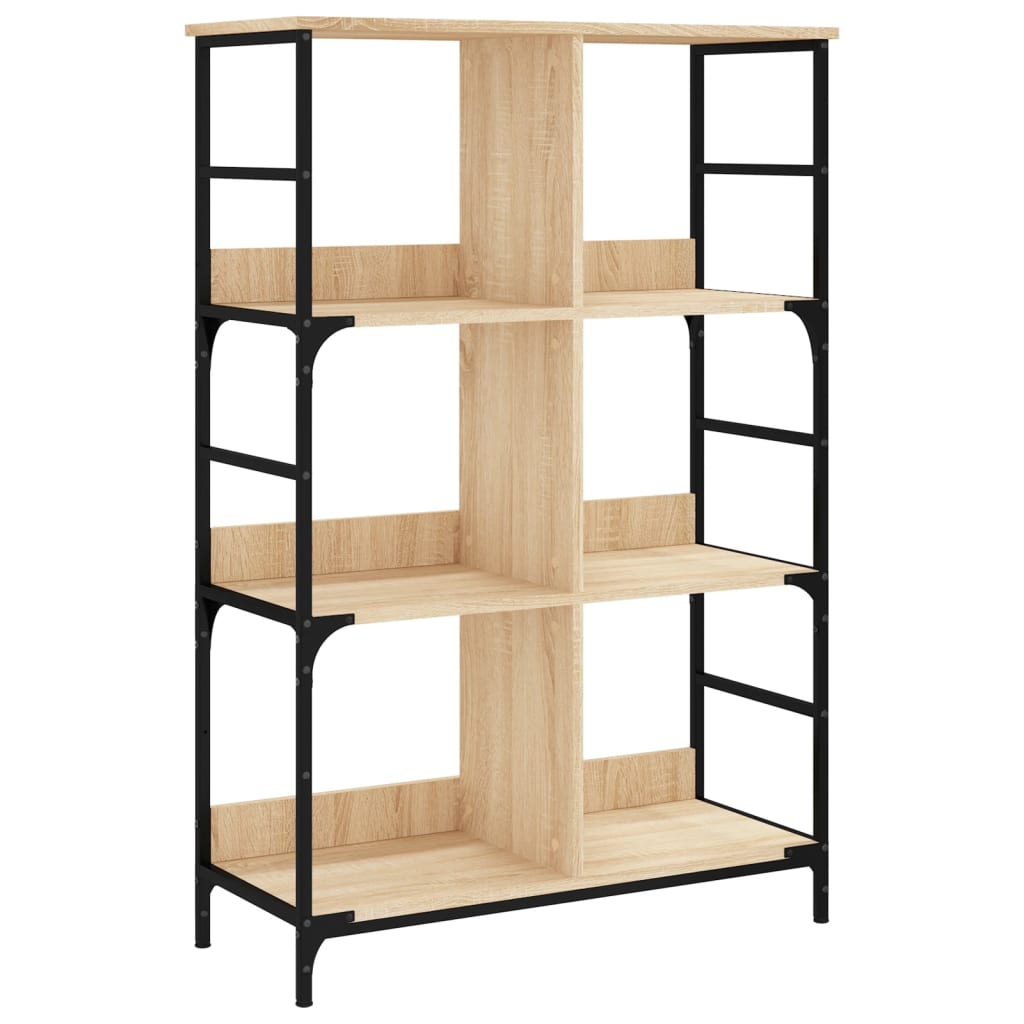 Vidaxl Estantería de Madera de Ingeniería 78,5x33x117,5 Cm Negro