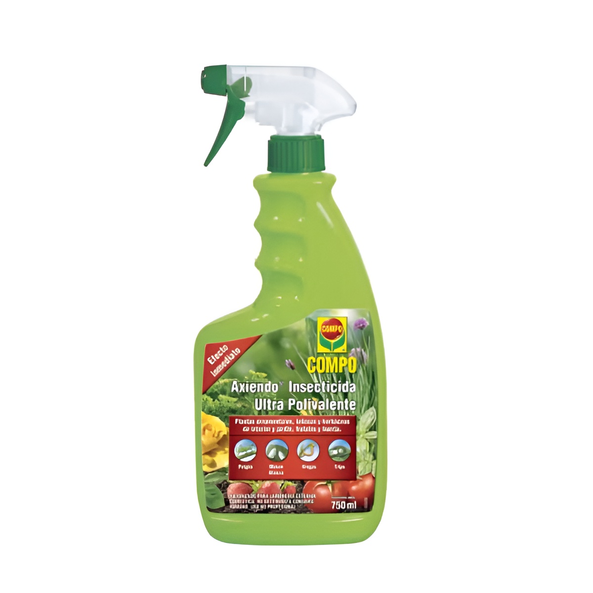 Insecticida Agrícola Axiendo Ultra Polivalente para Plantas COMPO 750 ml