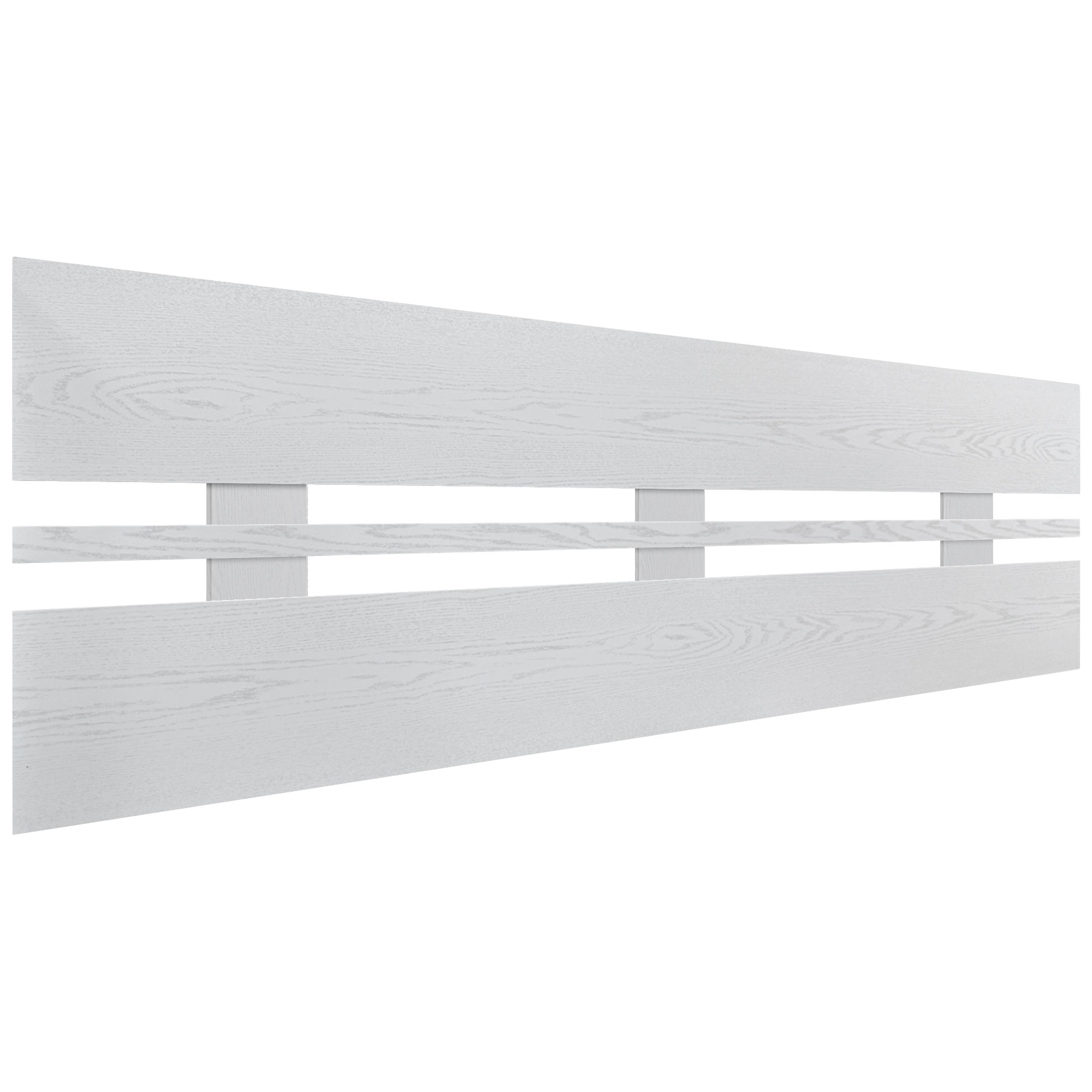 DHOME Cabecero de Madera reciclada DM Horizontal Ancho Cama Palets Herrajes incluidos Listo para colgar