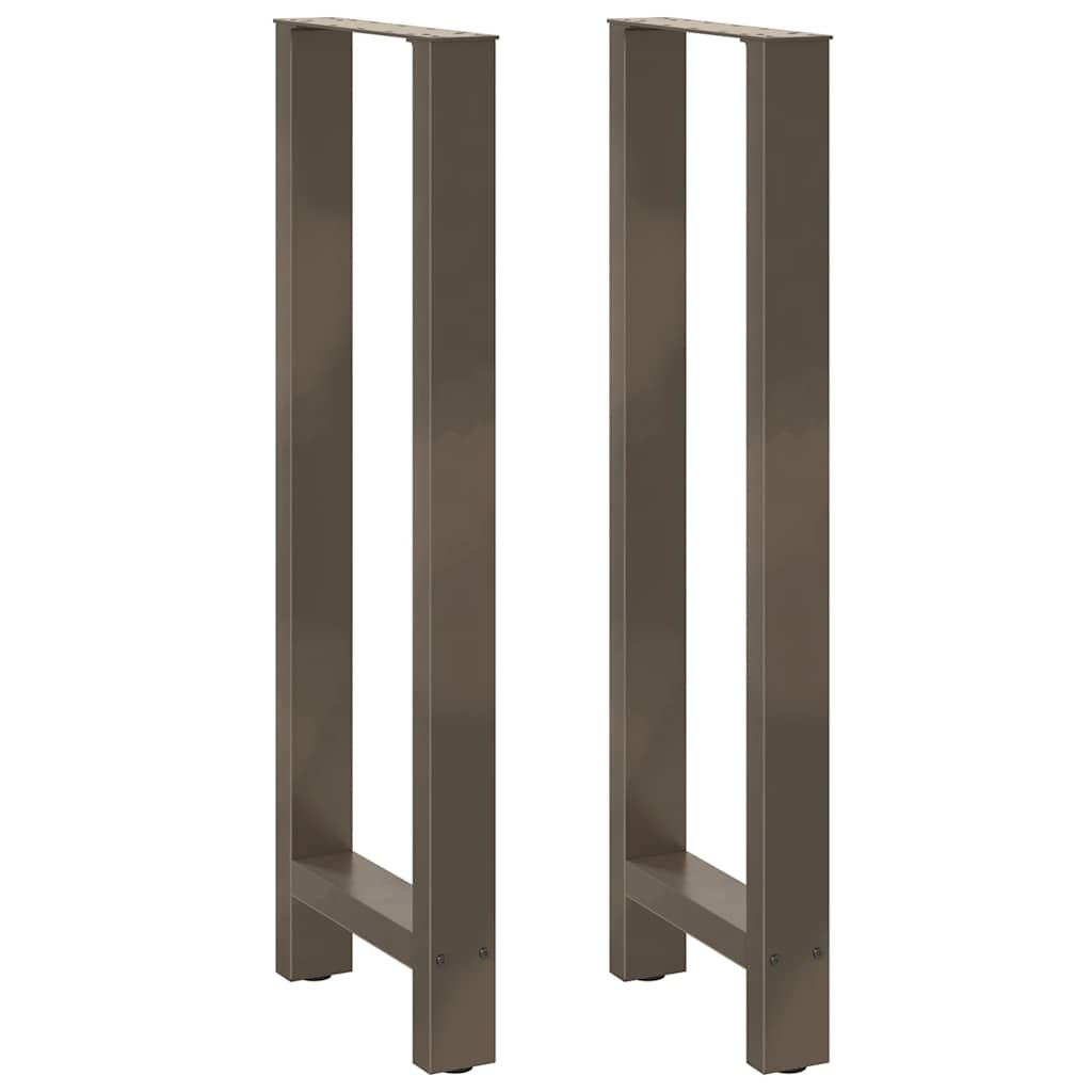 vidaXL Patas para mesa de bar (2 unidades, 40 x 110-111 cm, acero)