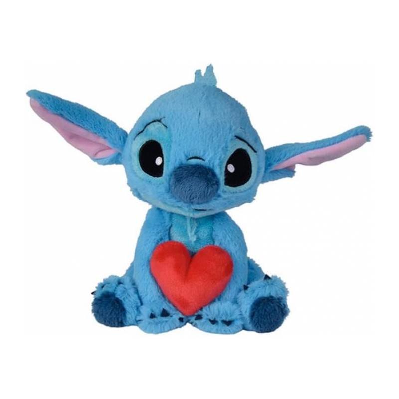 PELUCHE 25CM STITCH CON CORAZÓN DE SIMBA