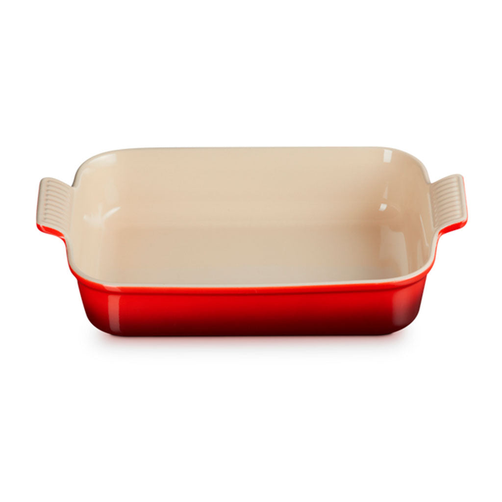 Bandeja Cerámica Heritage Le Creuset - Fuente de Cocina Versátil para Horno, Ideal para Carnes, Pescados, Lasañas y Bizcochos