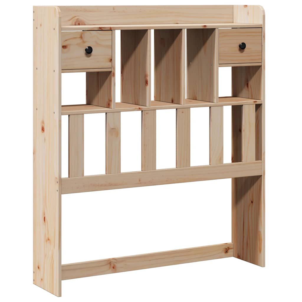 vidaXL Cabecero con almacenaje 90 cm Madera maciza de pino