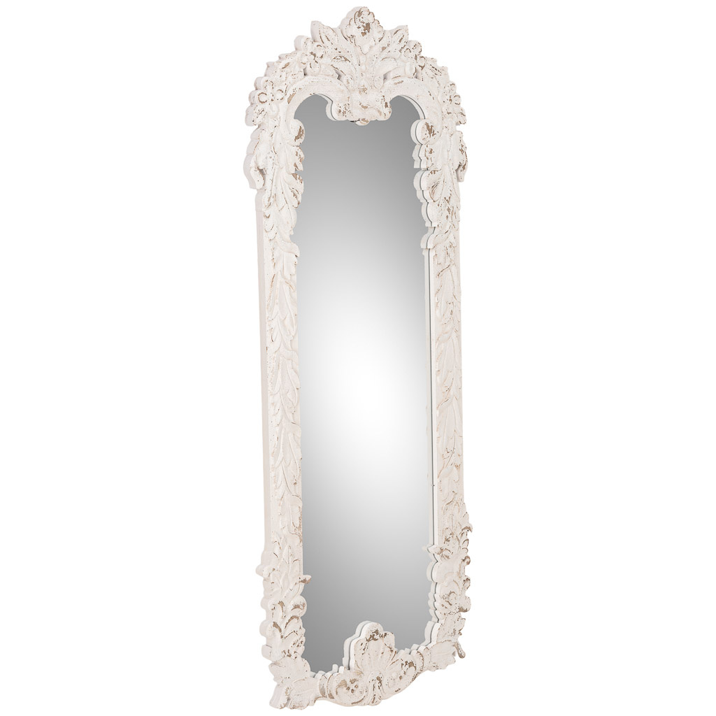 Wonderlust Deco - Espejo de madera blanco 66x3x154 cm Blanco 65.5x2.5x154h cm