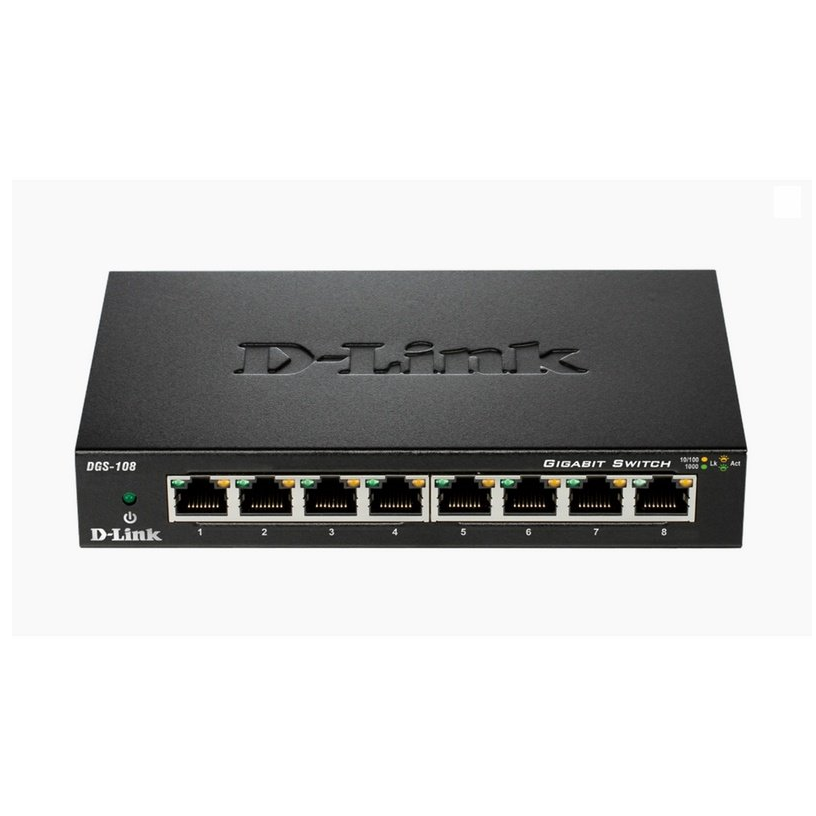 D-link dgs-108 switch 8 ports 10/100/1000mbps