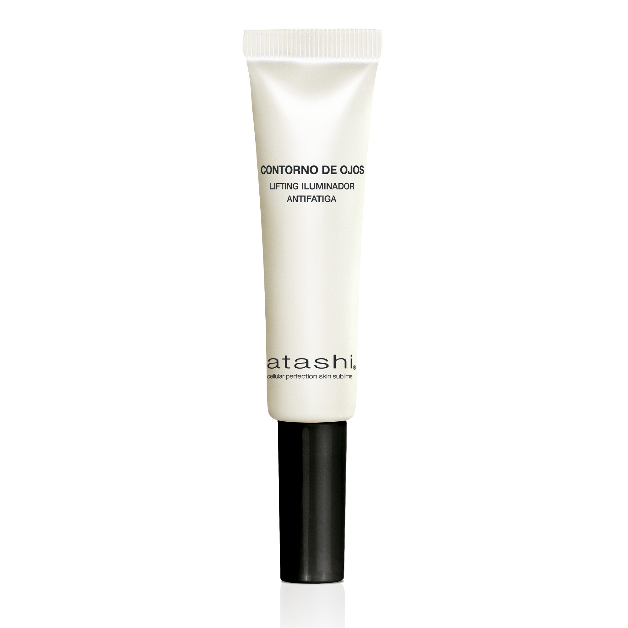 Atashi Firmeza y Luminosidad Contorno de Ojos Lifting Iluminador Antifatiga | Reduce Bolsas y Ojeras Al Instante, Rejuvenece e Ilumina Mirada | Con Haloxyl y Micropigmentos | 15ml