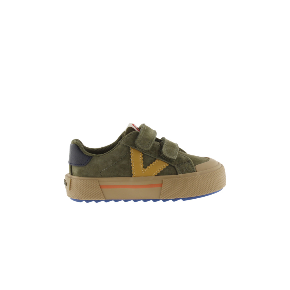 Victoria Tribu Zapatillas de serraje con piezas de color y doble cierre adherente 1065201