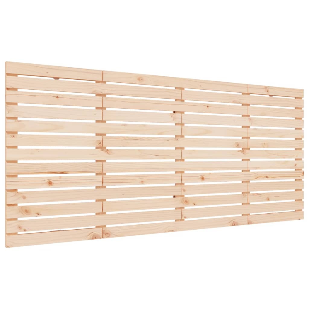 vidaXL Cabecero de cama de pared madera maciza de pino 166x3x91,5 cm