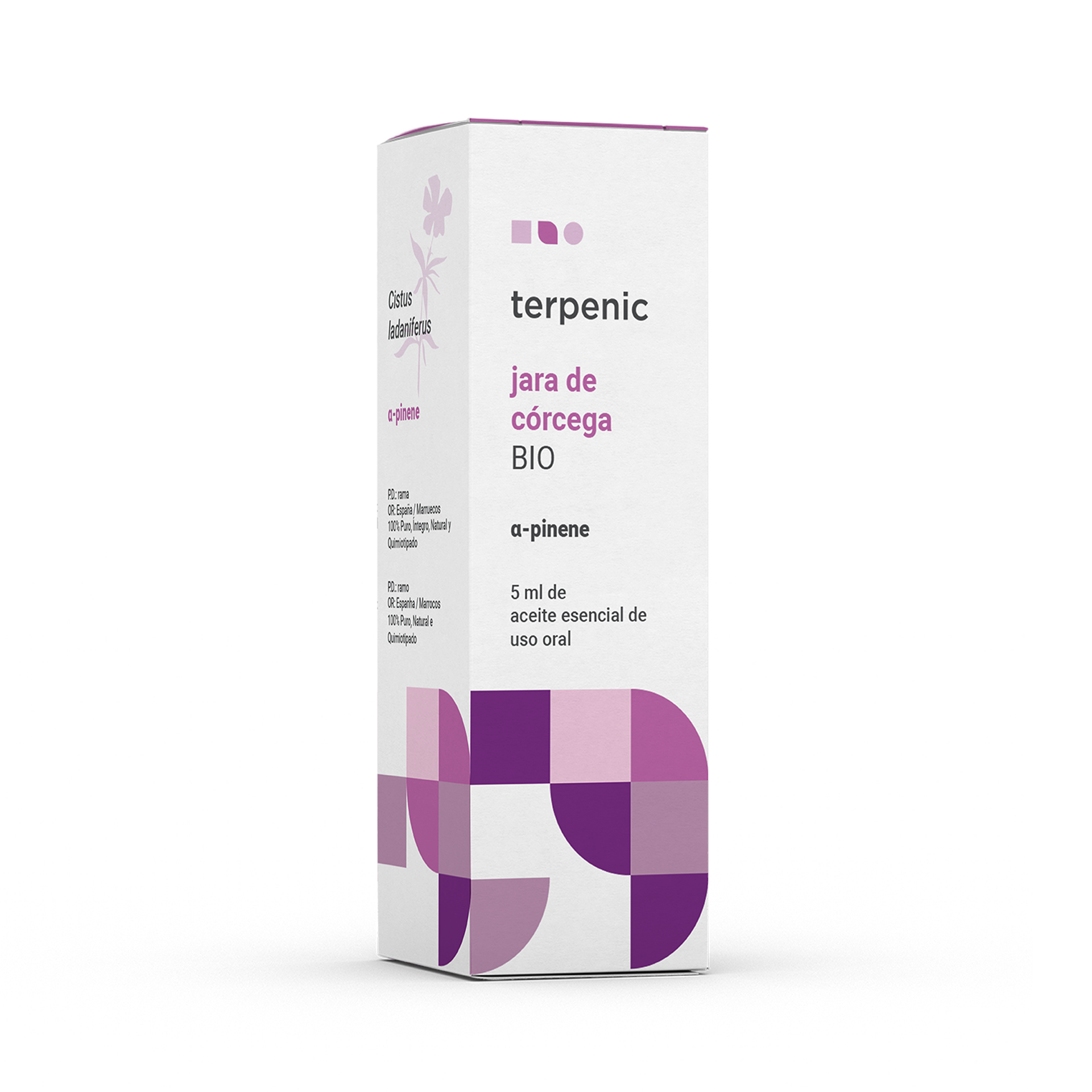 Aceite Esencial Jara Córcega Bio 5 ml de aceite esencial Terpenic