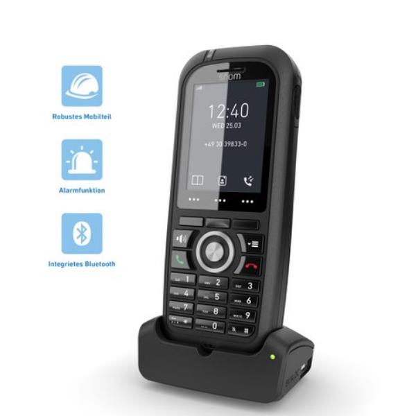 Snom M80 Terminal de teléfono DECT Identificador de llamadas Negro