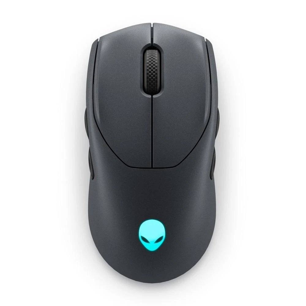 Dell - Ratón gaming AW720M-G-DEAM con sensor óptico 26.000 DPI, diseño ambidiestro y RGB personalizable en gris oscuro