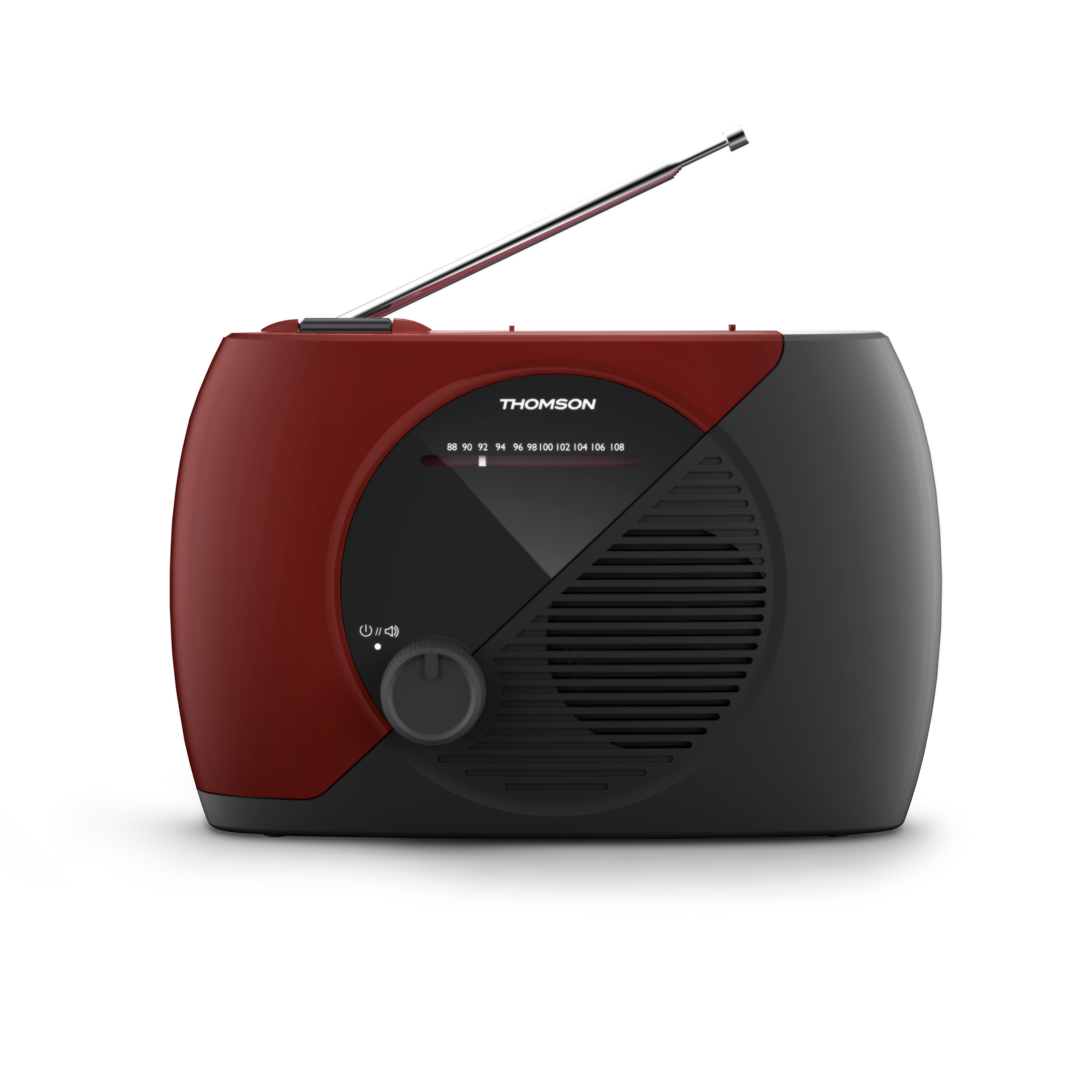 Thomson MIC200IBT - Minicadena (Bluetooth, reproductor de CD, radio, MP3,  USB, cargador de inducción) color negro
