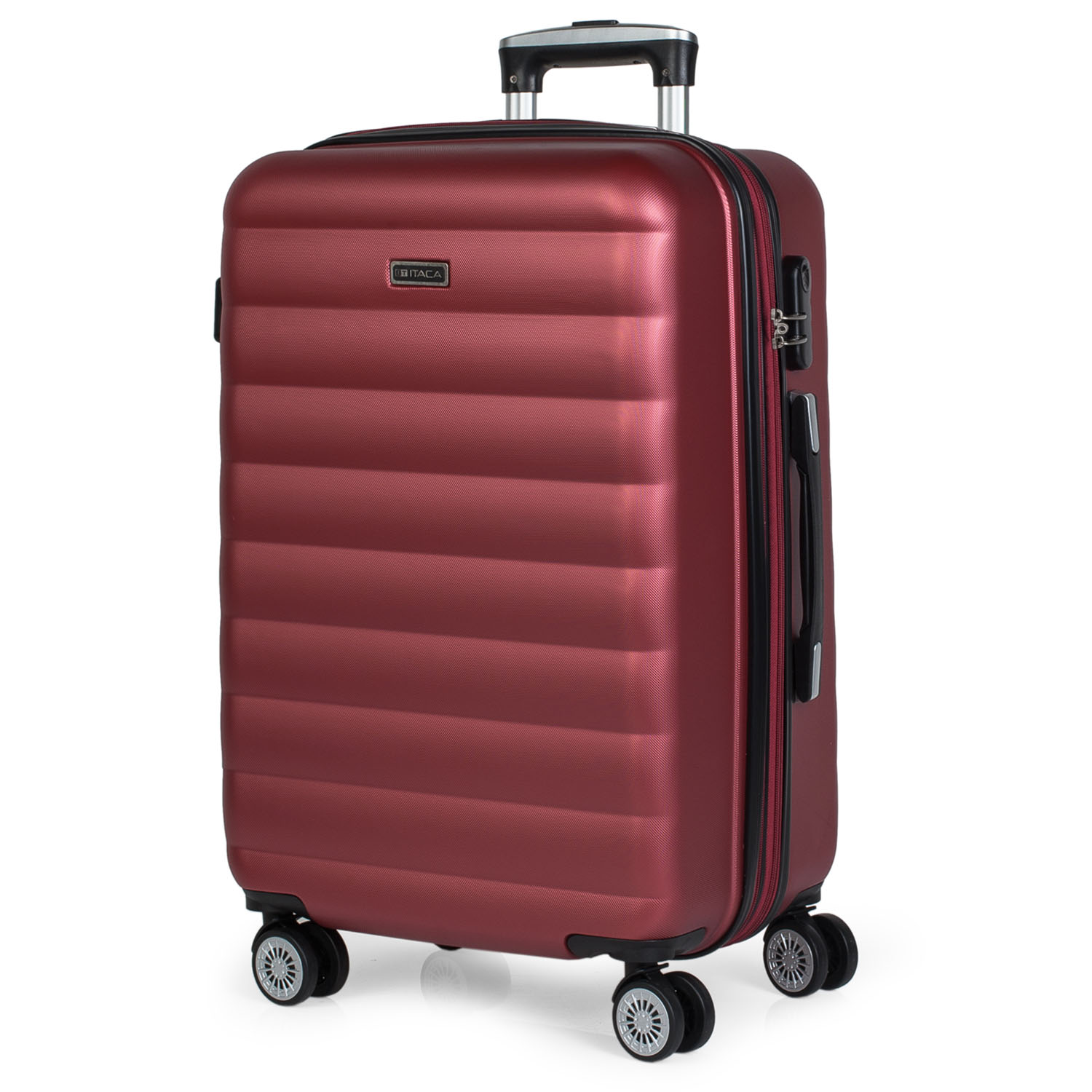 Itaca - Maletas De Viaje Medianas - Maleta Mediana 4 Ruedas - Maletas Medianas De Material ABS. Maletas Viaje Ligeras - Maleta De Viaje 20Kg,65Cm Rígida Con Candado De Combinación 71260