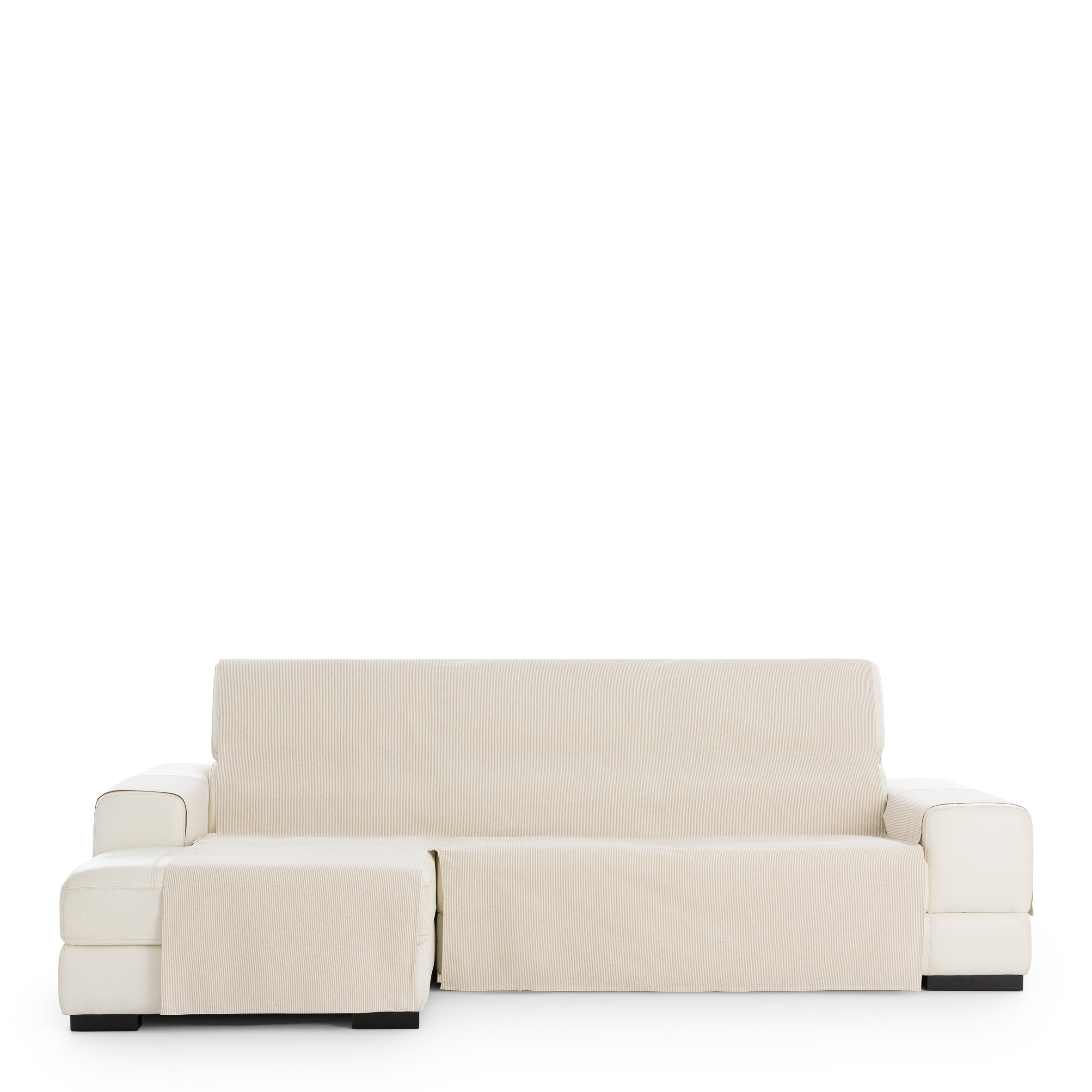 Funda de sofa chaise longue m/3 aqua izquierda (Mirando de frente) c/31 extra, Tamaño extra izquierda, 170x310x110cm, Fábricada en España