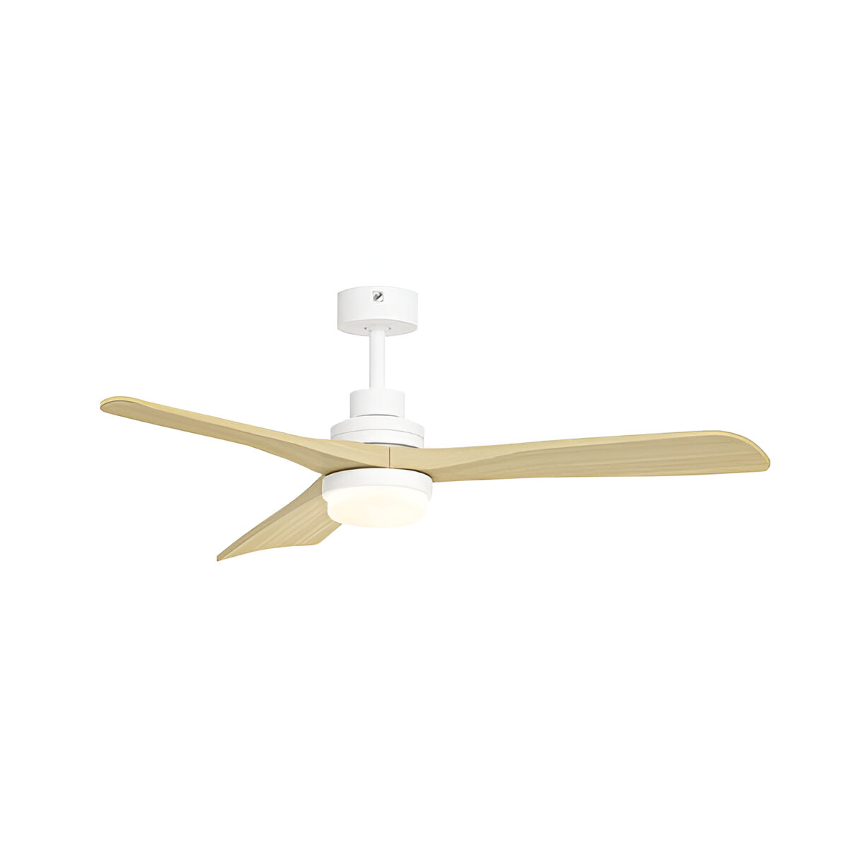 S&P HTD-130 OAK - Ventilador Techo 135cm 56W Motor DC, Aspas de Madera