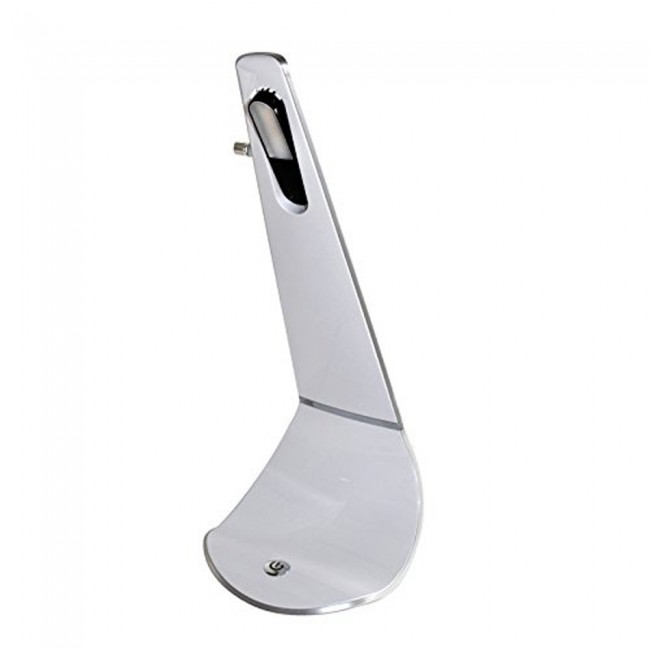 WONDERLAMP Flexo LED Trooper Plata 4W - Lámpara de Mesa LED con Interruptor Táctil