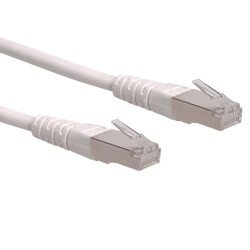 Roline Cable de conexión S/FTP-(PiMF-) Cat. 6, Blanco, 2,0m