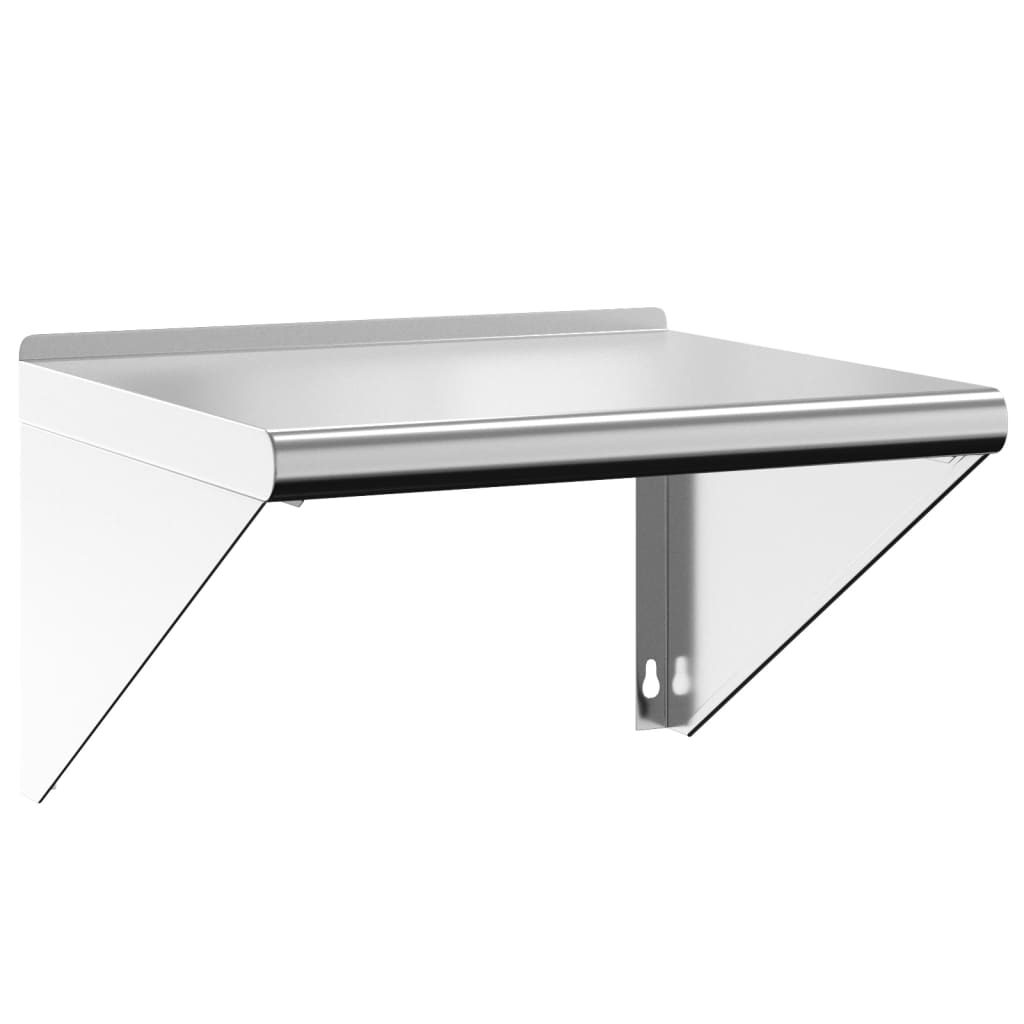 Vidaxl Estante de Pared de Acero Inoxidable Plateado 100 X 45 X 31 Cm