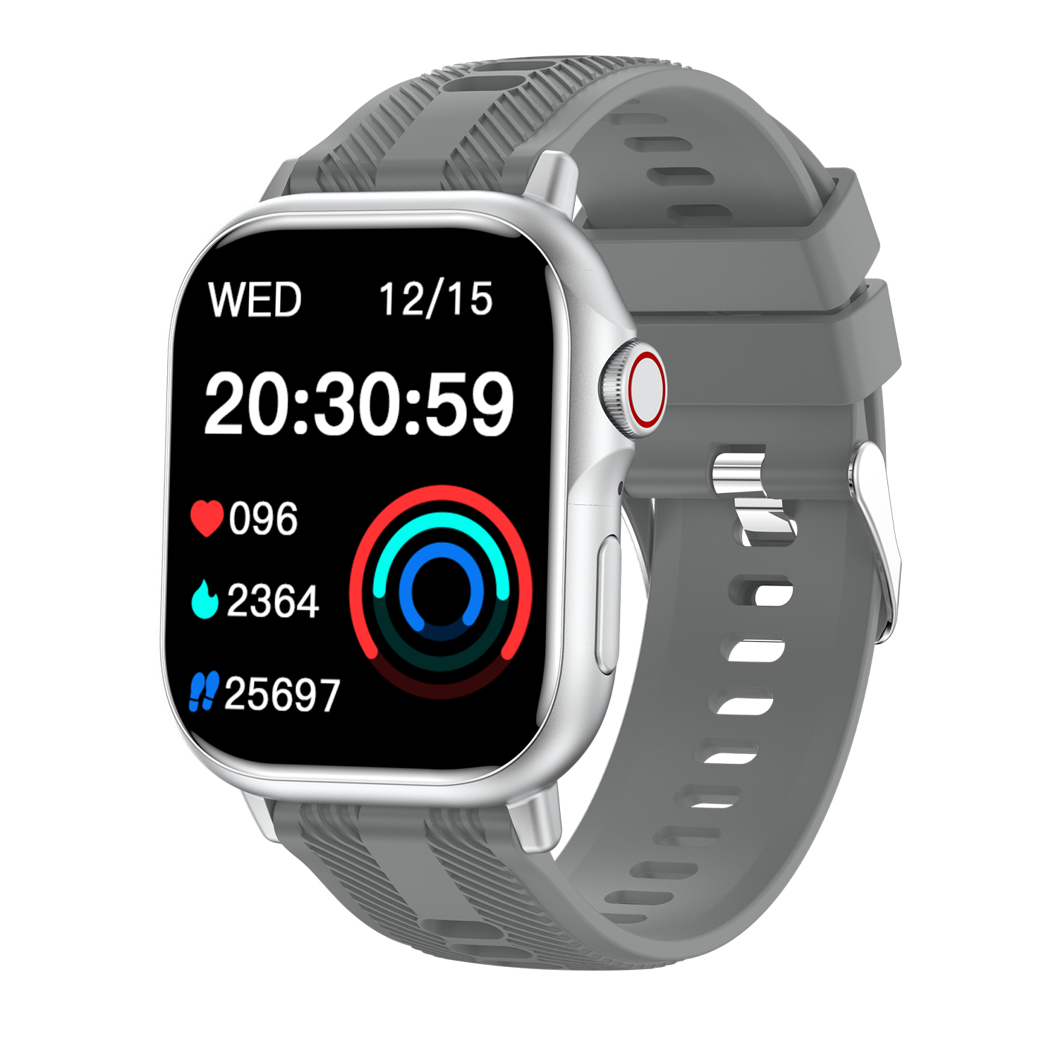 DAM. Smartwatch B05 con llamadas BT, notificaciones push. Monitor deportivo y de salud. Corona multifunción. 4x1x6cm