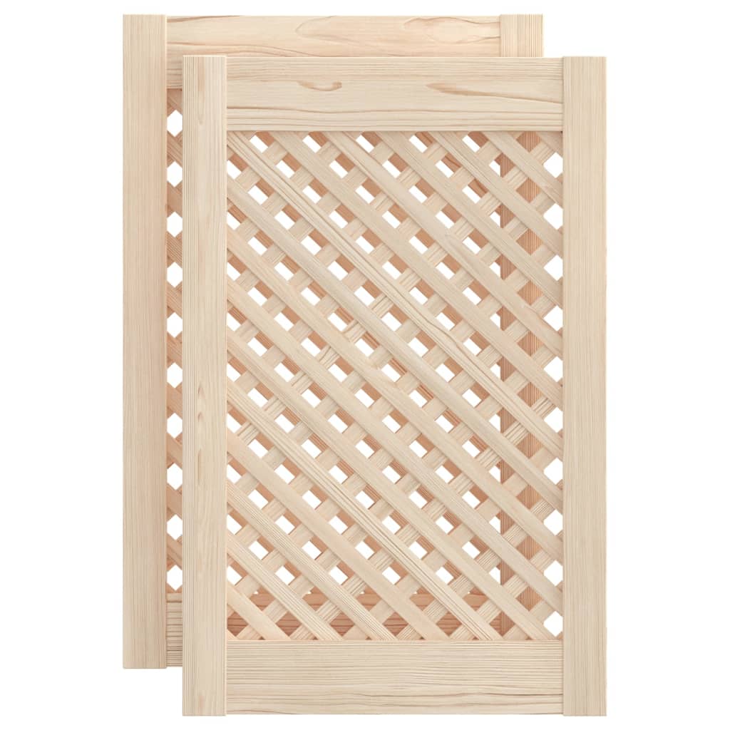 vidaXL Puertas de Armario Entramado Paneles de Aparador Madera de Pino Dimensiones 39.5 x 39.5 cm,  49.5 x 39.5 cm,  39.5 x 61.5 cm y mas