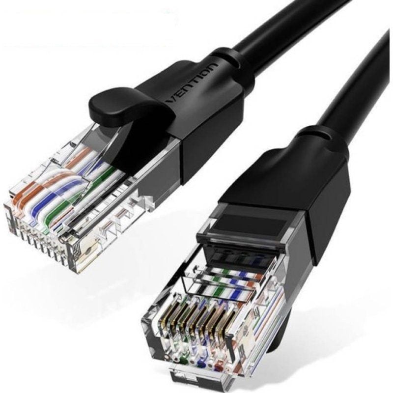 Vention Cable de Red RJ45 UTP IBEBK Cat.6/ 8m/ Negro