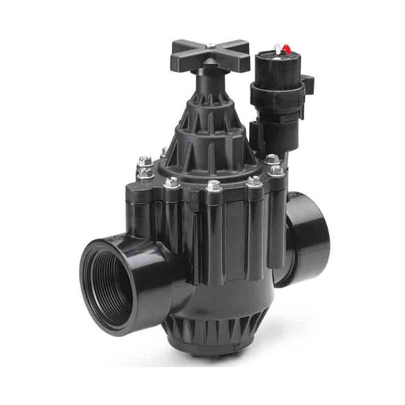 RAIN BIRD Electrovalvula de Riego 1 1/2" 150PGA Rain Bird | Electroválvula Jardin 9V con Regulador | Valvula Riego Programador a Pilas