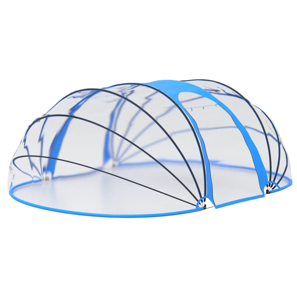 vidaXL Cubierta capota de piscina 530x410x205 cm