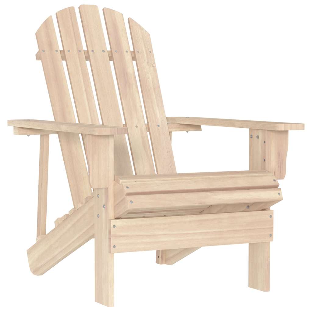 vidaXL Silla de jardín Adirondack madera maciza de abeto en color Natural/Azul/Rosa y más | cómodas modernas ergonómicas para comedor cocina salón hogar