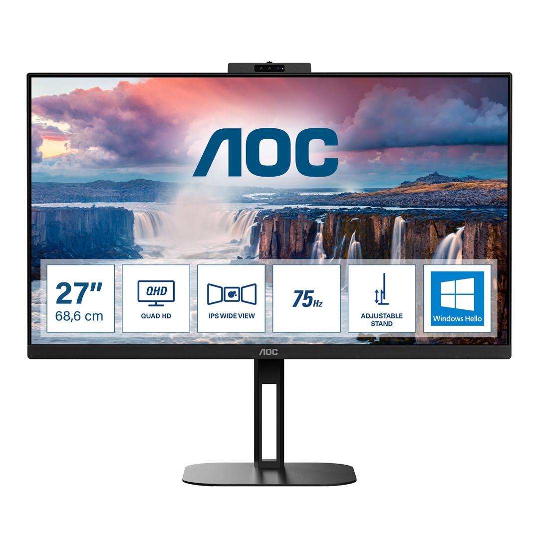 Monitor LED AOC 27 Q27V5CW/BK