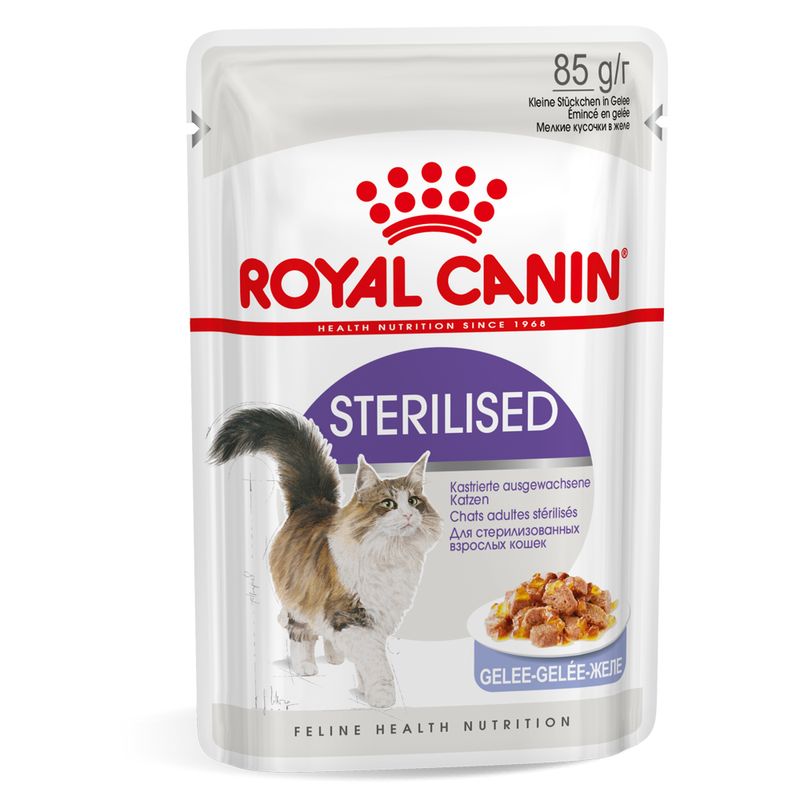 Royal Canin Sterilised en gelatina 12X85g