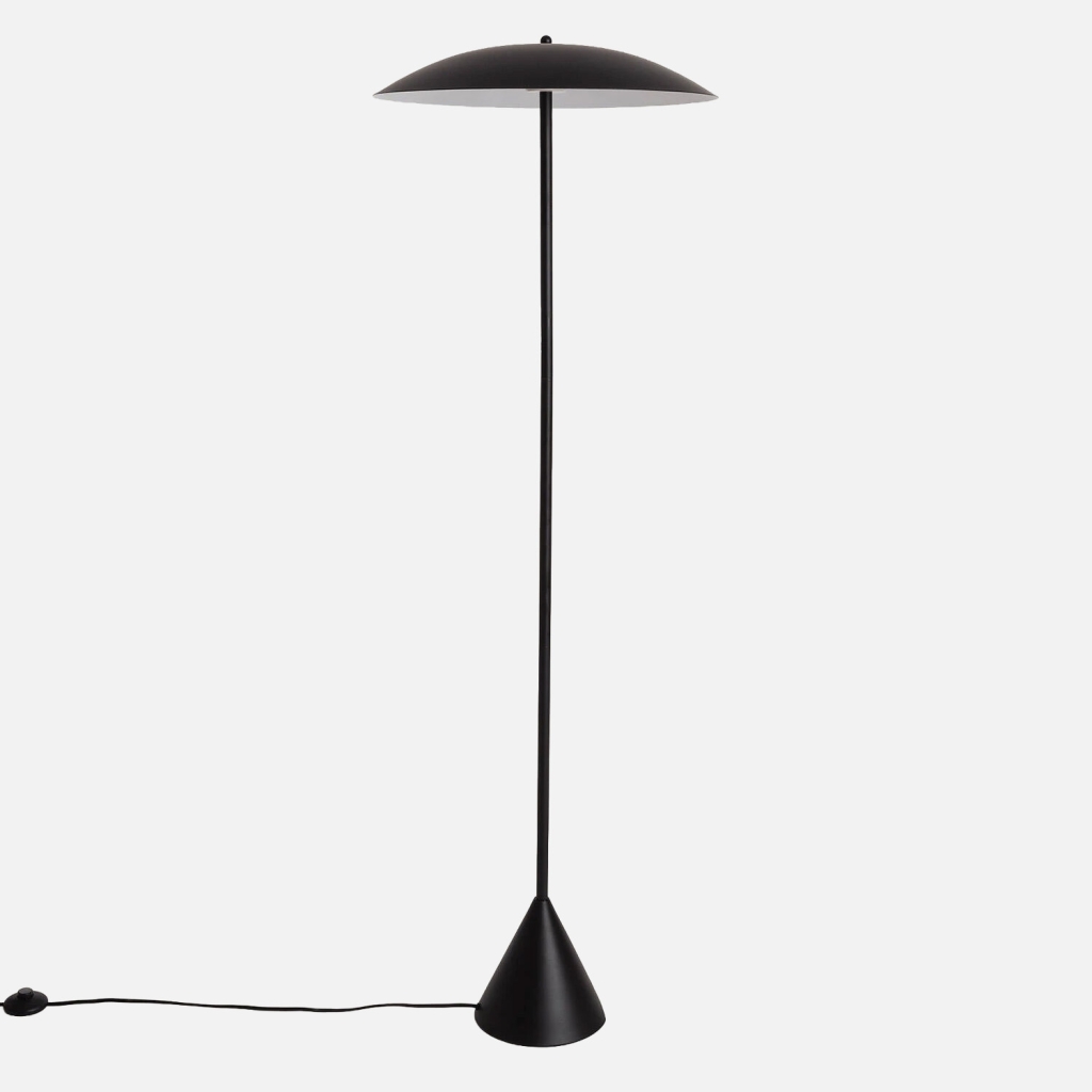 sweeek - Lámpara de pie interior metal, Ø50cm , Lyse , 50x50x155