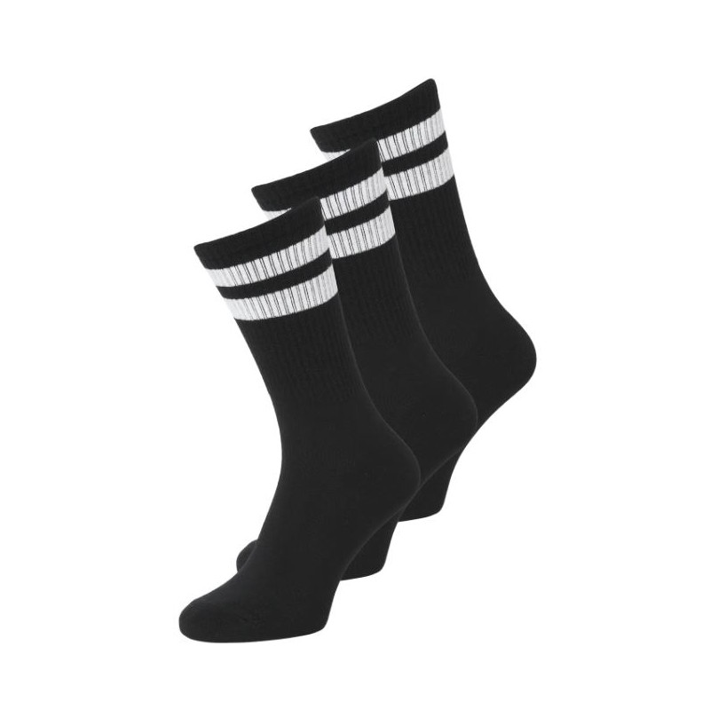 Pack 3 Calcetines Deportivos Jack & Jones Hombre | Color Negro | Mezcla de Algodón | S-XXL