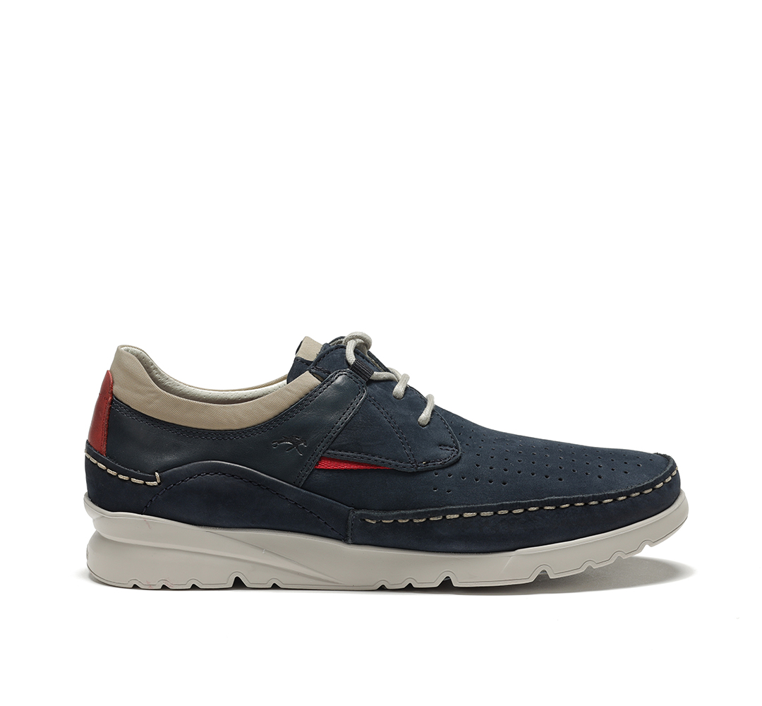 Fluchos DARYL F1455 - Zapato Azul Clásico Hombre - Verano