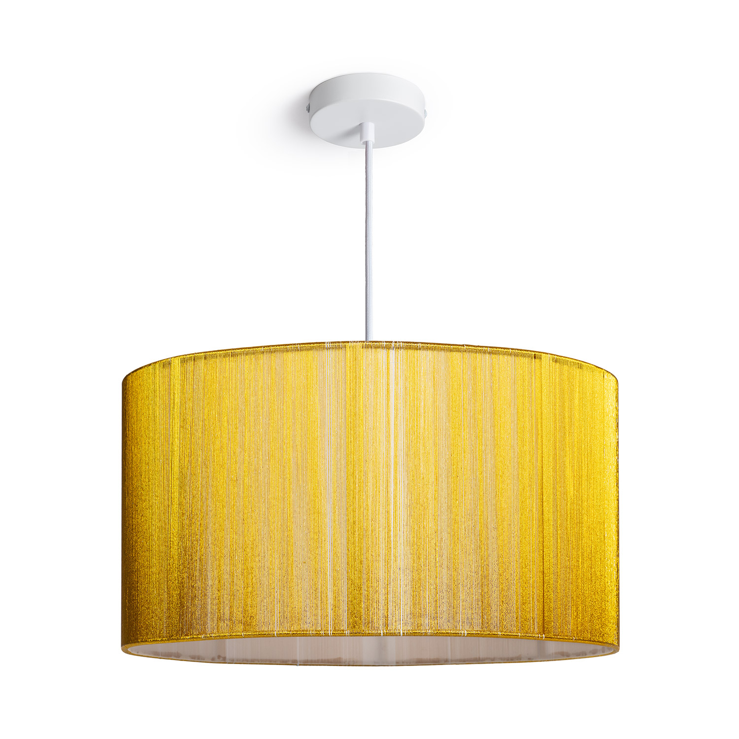 Ledkia Lámpara Colgante Hilo de Nylon Paolina Amarillo