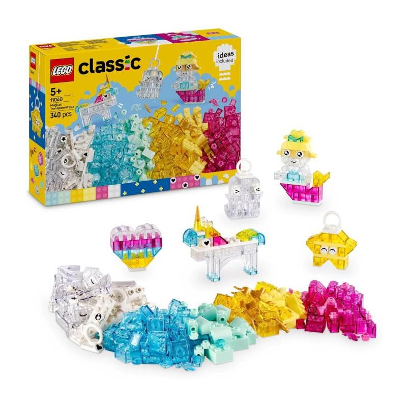 LEGO CLASSIC 11040 – CAJA DE MAGIA TRANSPARENTE