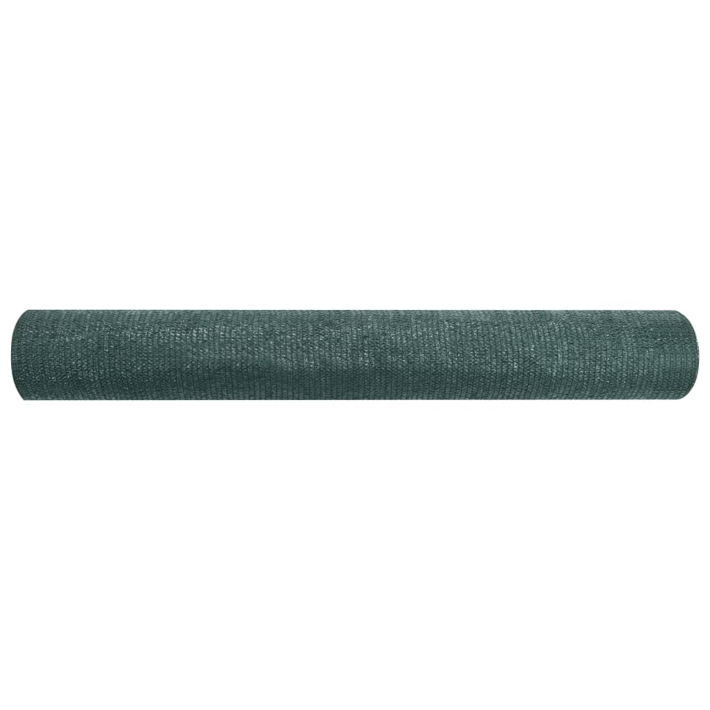 vidaXL Red de privacidad HDPE y 2x50 m 75 g/m² Color Antracita, Negro, Verde