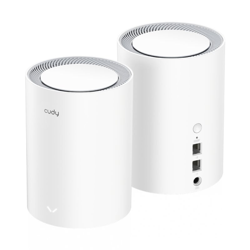 Cudy m1800 pack of 2 ax1800 mesh wifi system