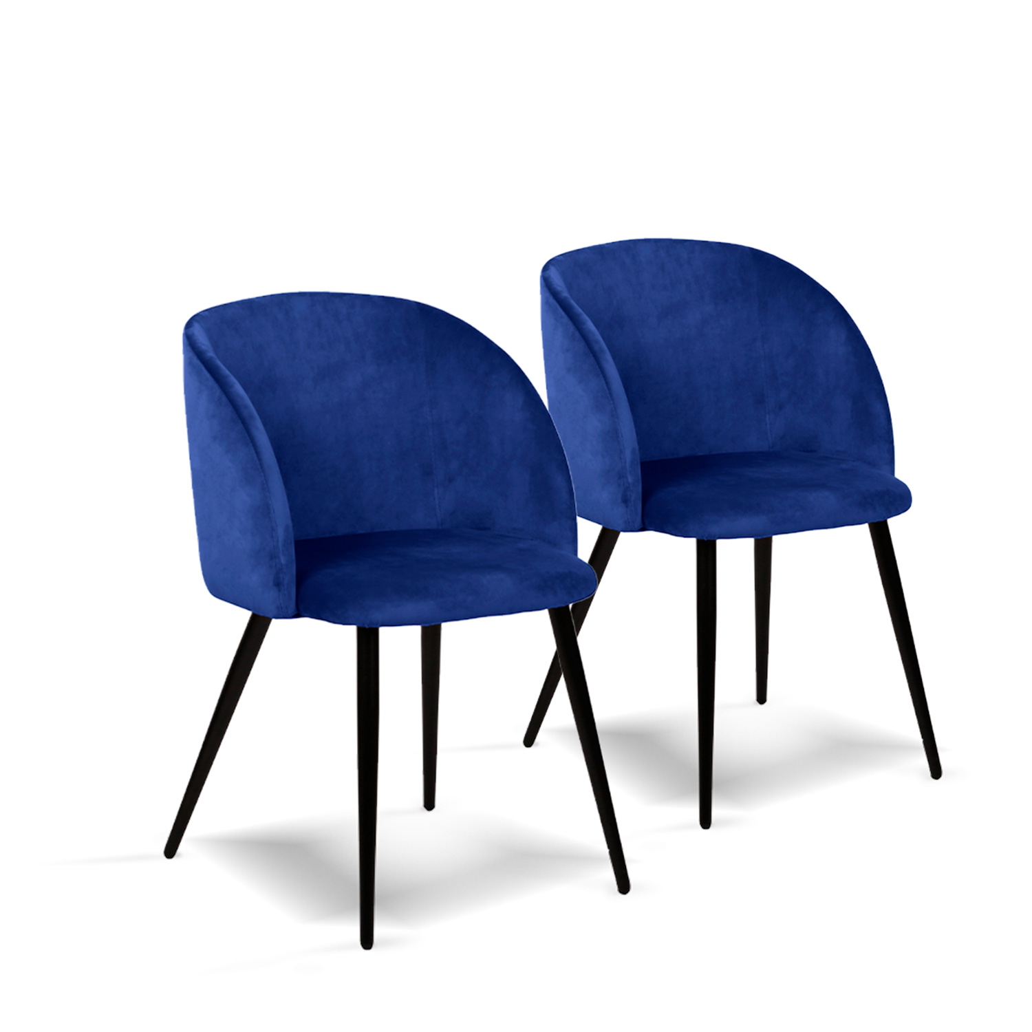 Furniture Style S.L. - Pack de 2 Sillas de Comedor Vintage Keren en Terciopelo