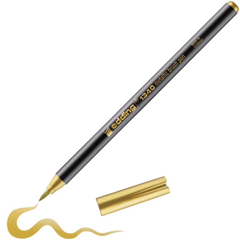 Edding - 1340 rotulador Fino/Medio Oro 1 pieza(s) 4-1340053