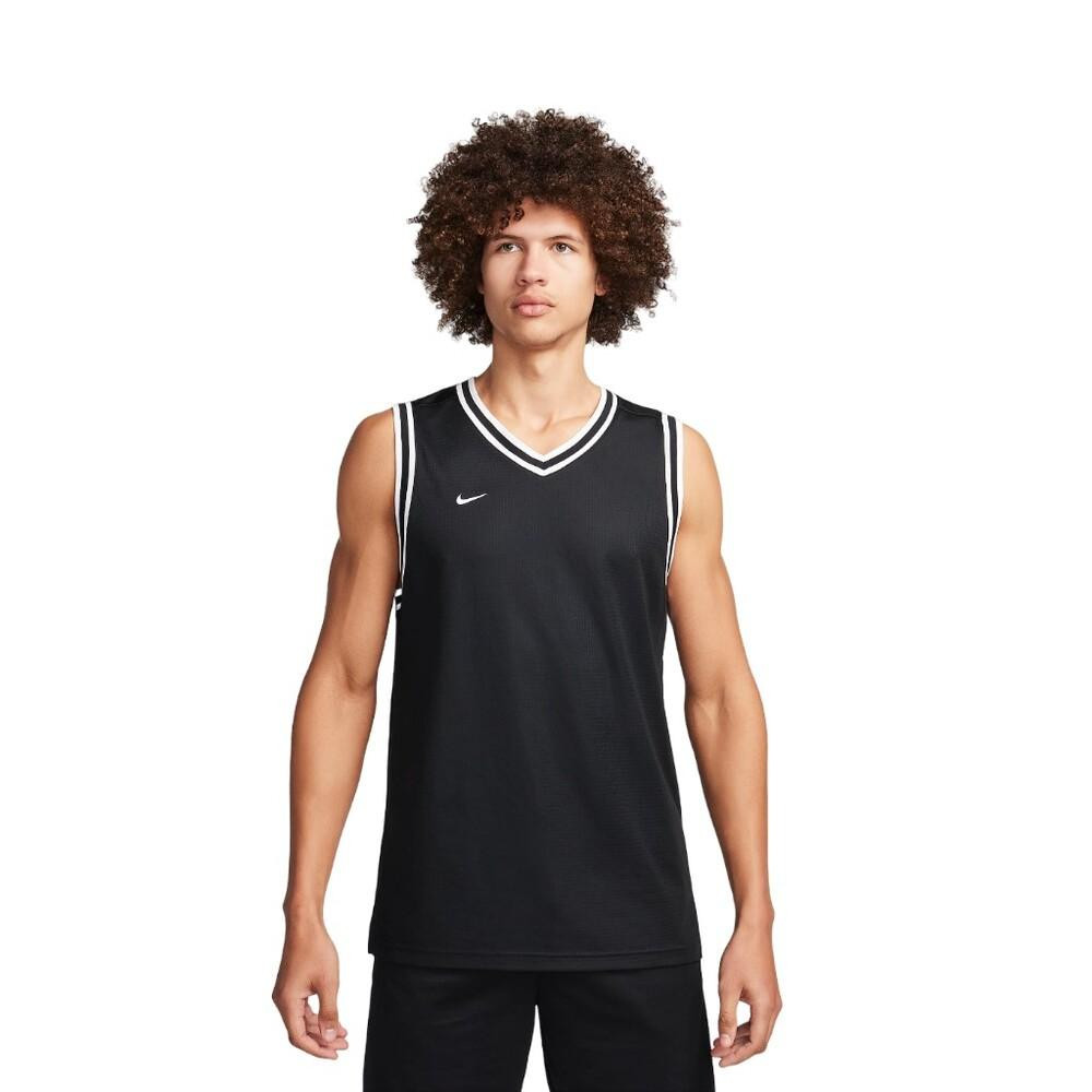 Camiseta Nike M Df Dna Jersey Negro Blanco Basket Fq3707-010