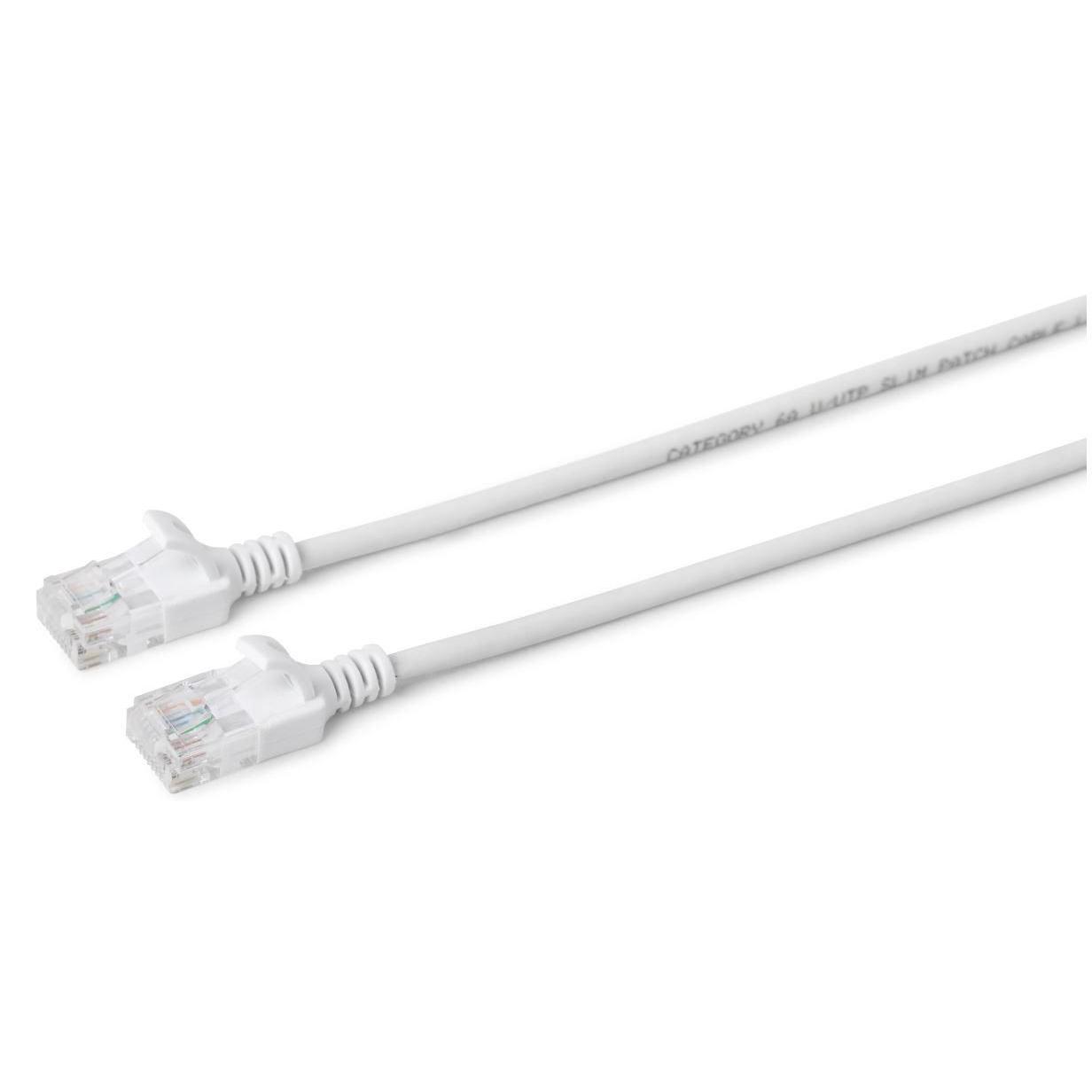 Microconnect Cable Cat6a de Red U/UTP Slim 5M Blanco - Alta Velocidad