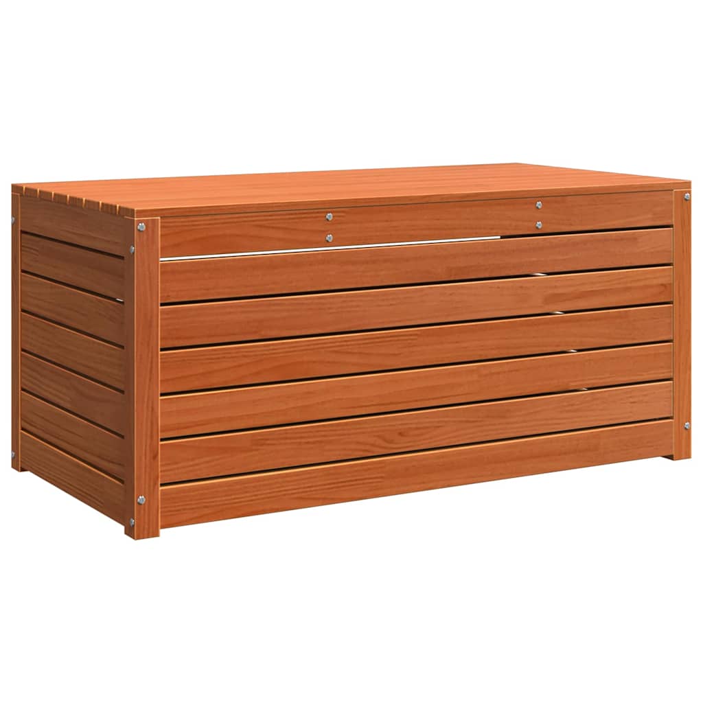 vidaXL Caja de Almacenamiento Marrón cera 101 x 50,5 x 46,5 cm