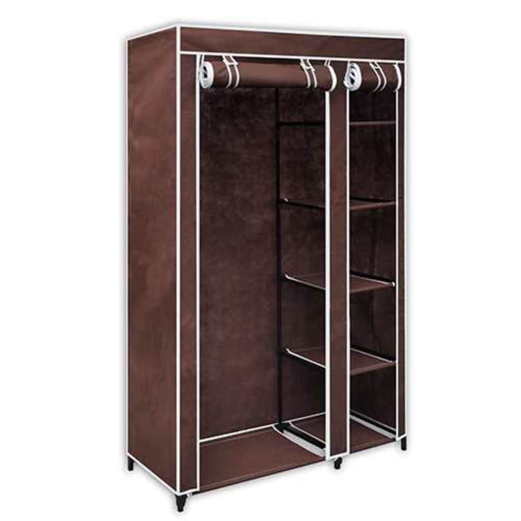 vidaXL Armario plegable 110x45x175 cm en color Negro/Crema/Marrón y más | almacenamiento funcional diseño moderno para baño dormitorio sala