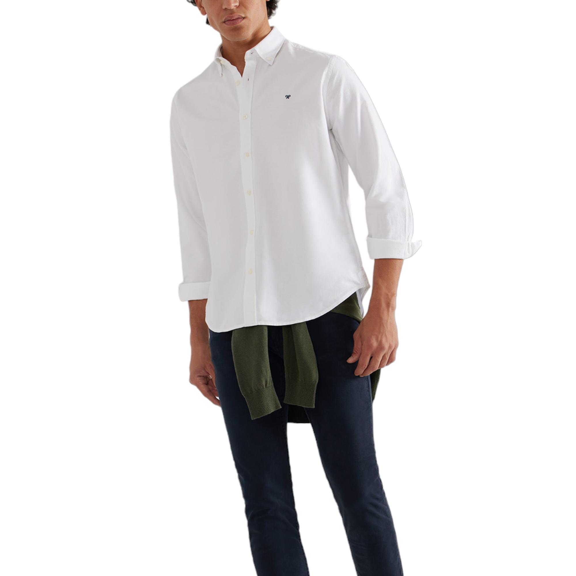 Silbon - Silbon - Camisa sport oxford blanca para Hombre