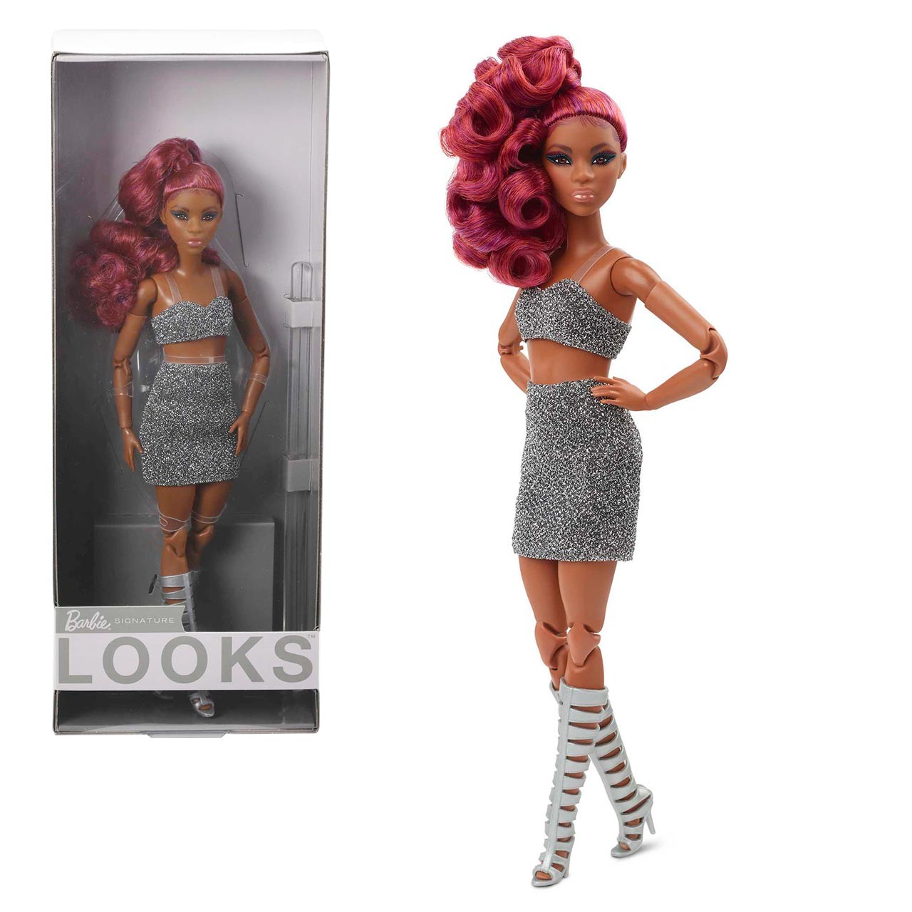Barbie Signature Looks Muñeca Vestido Largo de Colección +6 años