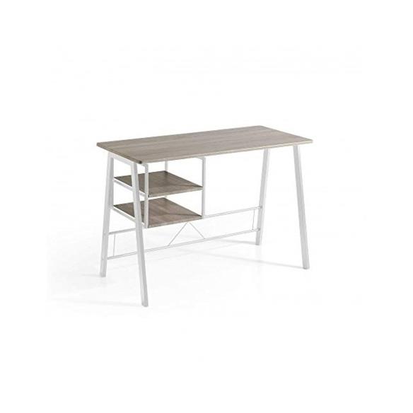 Momma Home - Mesa Escritorio 2 Cajoneras Laure, Escritorio Ordenador, Mesa Oficina, Mesa Ordenador, Medidas: 76.5x120x52 cm Raíz Inicio Muebles de Oficina Mesas de escritorio Ofertas y Descuentos Momma Home