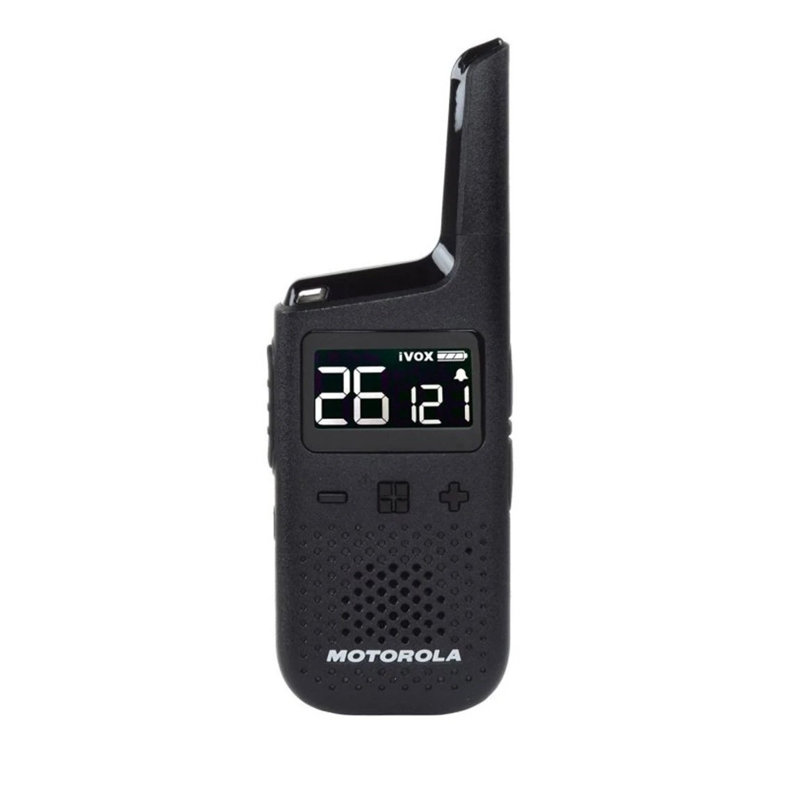 Motorola - Walkie Talkie Xt185 Duo con certificación IP54, 8 canales y alcance de 8 km para actividades al aire libre y uso profesional, color negro
