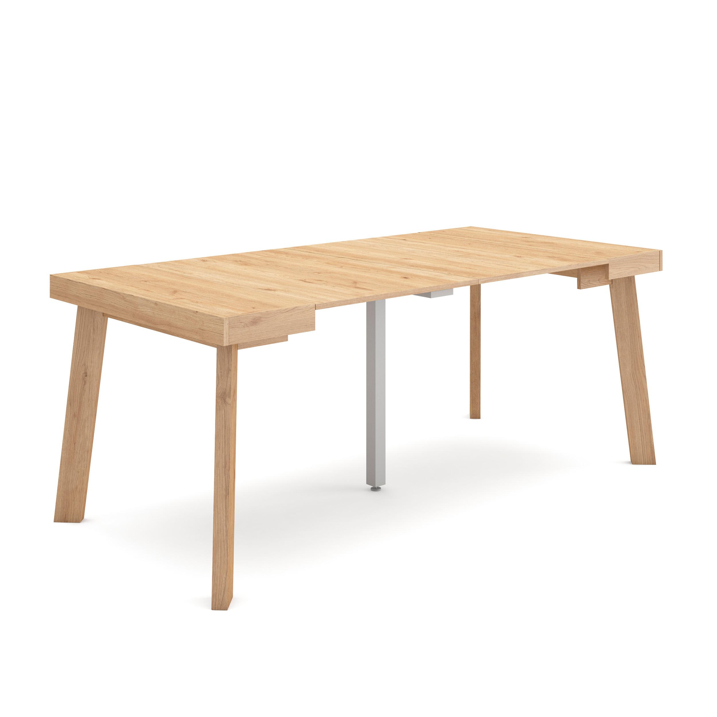 Skraut Home, Mesa Consola Extensible, Mesa Auxiliar, Tapa, 58/180x90x73cm, Práctica y Versátil, Varios colores disponibles